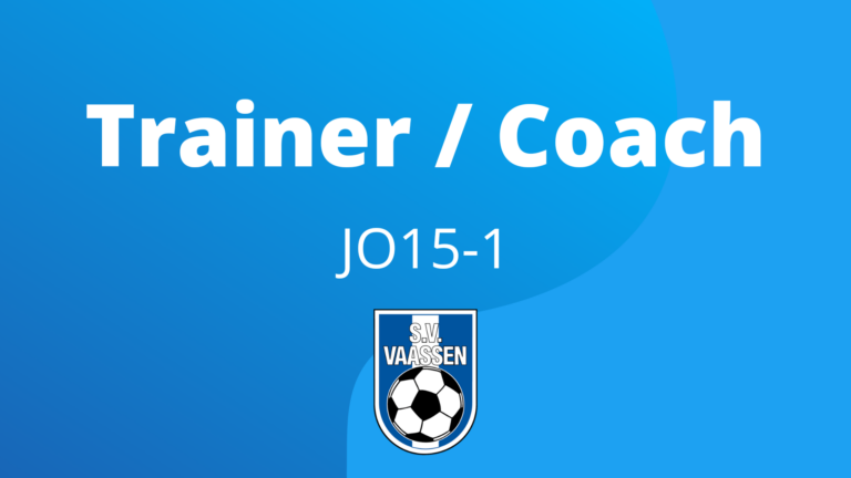 Lees meer over het artikel Vacature – Trainer / Coach JO15-1